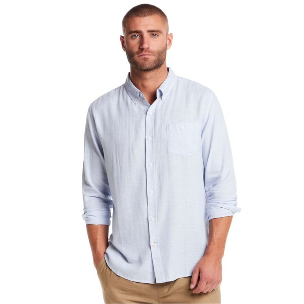 Weatherproof Mens Country Twill Button Up Shirt, NWT